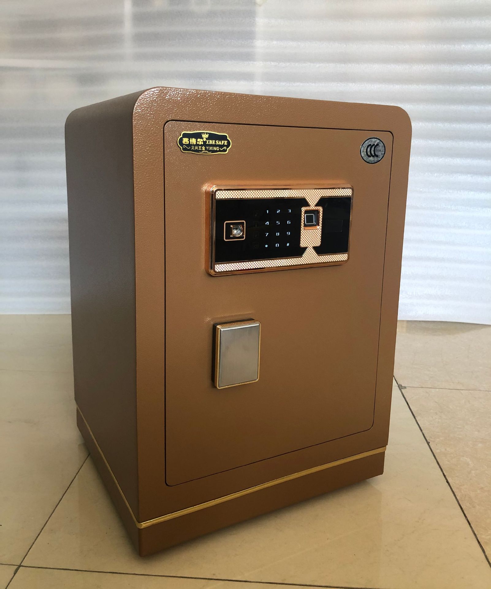 家用辦公必備 FDG指紋密碼加厚全鋼保險柜，守護你的每一份安全